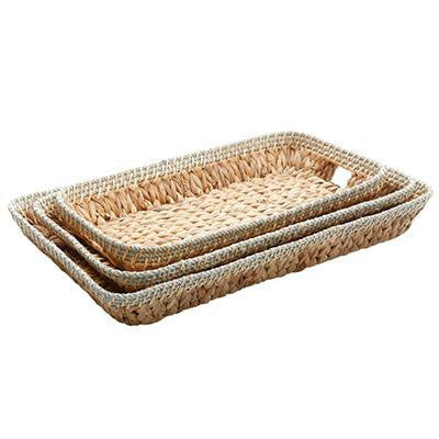 Dallington Woven Tray Set 3pc