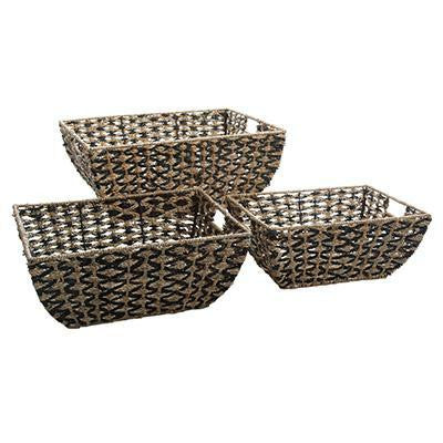 Ef Ocala Storage Bskt Set 3pc