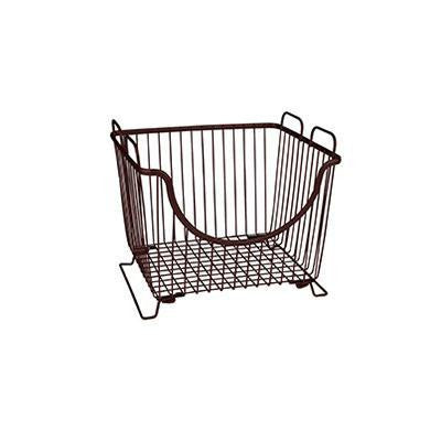 Ashley Lrg Stacking Baskt Brnz