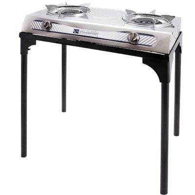 Ss 2 Burner Stove With Stand