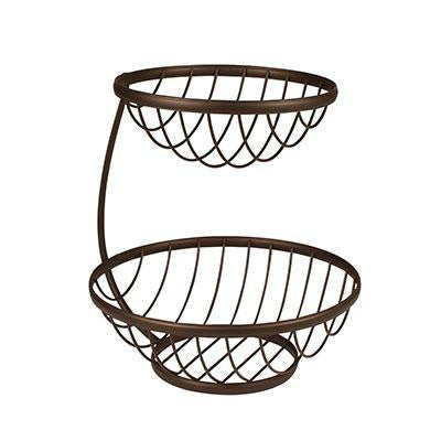 Ashley 2tier Basket Bronze