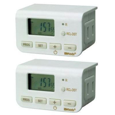 Ww Indoor 24hr Digit Timer 2pk
