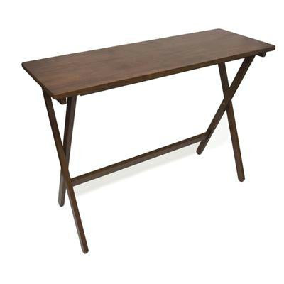 Folding Buffet Table Walnut