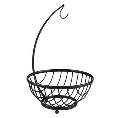 Ashley Fruit Tree Basket Black