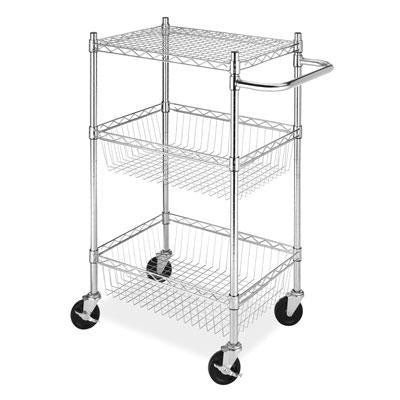 Commerical 3 Tier Basket Cart
