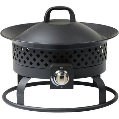 Solara Steel Gas Firebowl