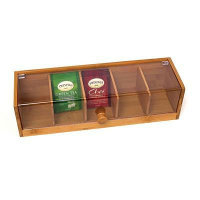 Bamboo Teabox Wacrylic Cover