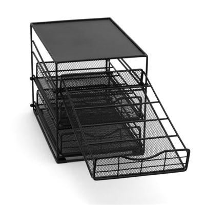 3tier In Cabinet Kcup Drwr Blk