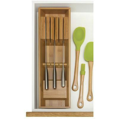 Bamboo In Drawer Knife Block