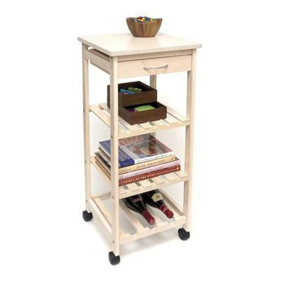Bamboo Space Saving Cart