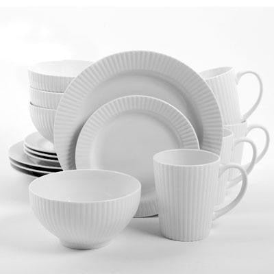 Josephine Dinnerware White 16pc