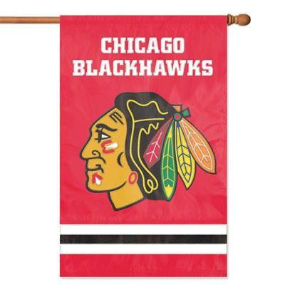 Blackhawks Applique Bannr Flag