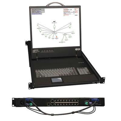 16 Port CAT5 IP Kvm Switch 19"
