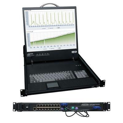 16 Port CAT5 IP Kvm Switch 19"