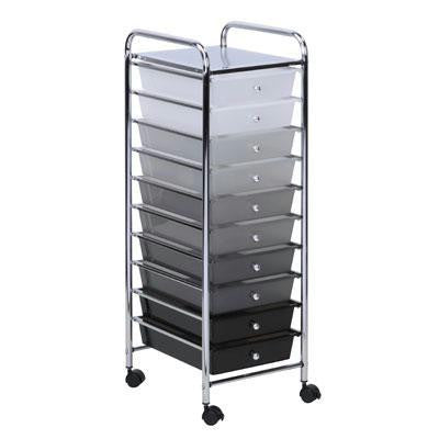 10 Drawer Rolling Storage Cart