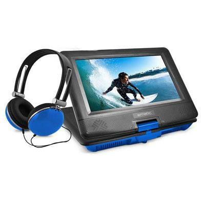 10" Port Dvd Hdphn Bndl Blue