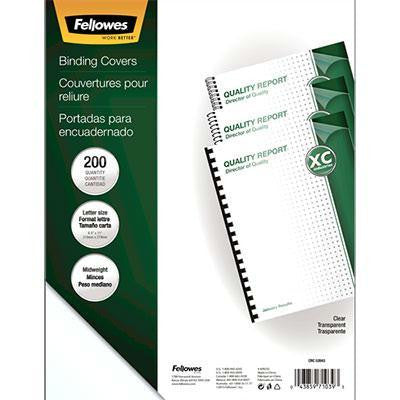 200 Clear Letter Pvc Covers