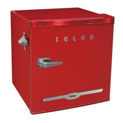 Igloo 1.6 Cuft Retro Fridge Rd