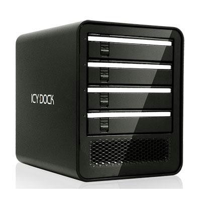 4 Bay 3.5" Sata Hdd Enc Black