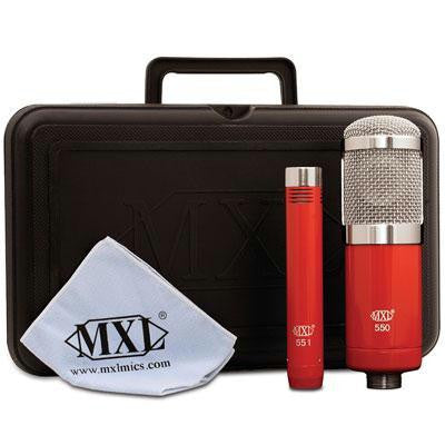 2 Pack Microphone Ensemble Red