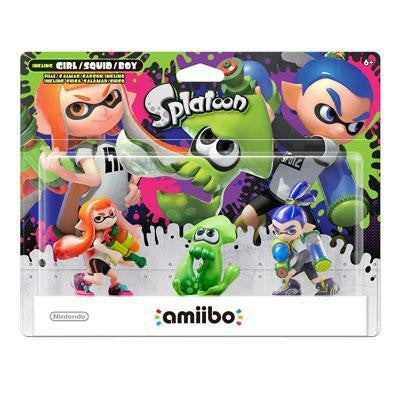 Amiibo Splatoonseries 3pk Wiiu