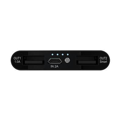 Ultra Thin 9kmah Powerbank Blk