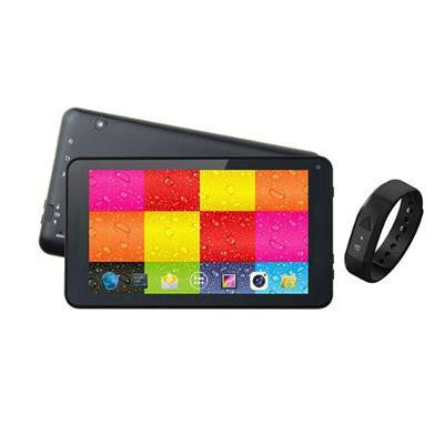 7" Tablet And Black Fitband