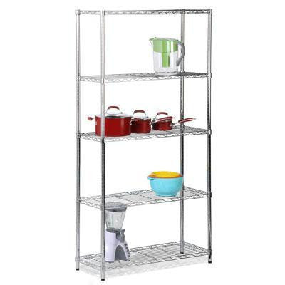 Urban 5tier Chrome Strge Shelf