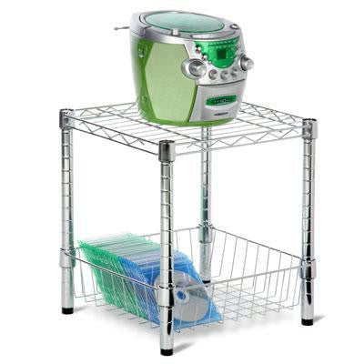 Urban Chrome Stacktble Wbasket