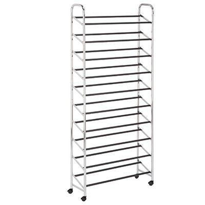 Chrome Shoe Tower 50 Pair