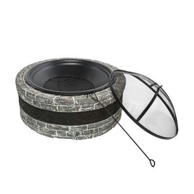 35" Cast Stone Fire Pit