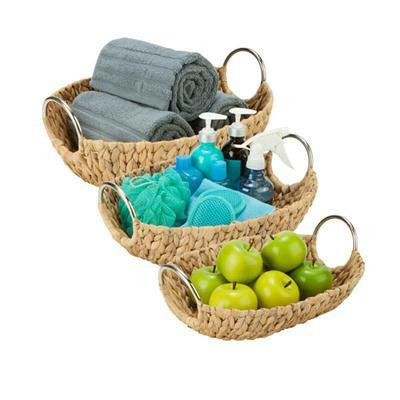 Baskets Oval Natural 3pc Set