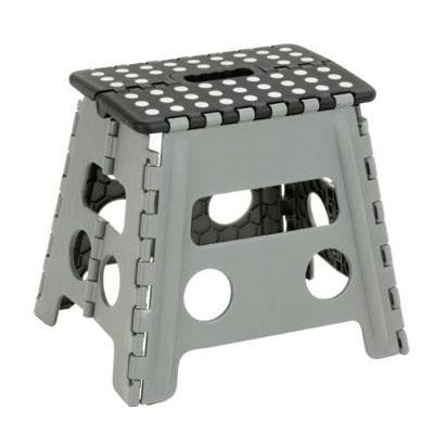 Folding Step Stool Gray