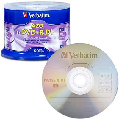 Dvd+r Dl 8.5gb 8x 50 Pk Spindl
