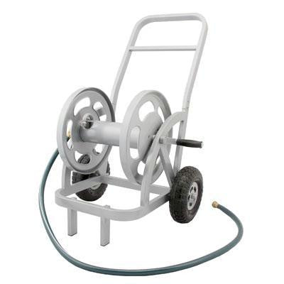 Two Wheel Hose Cart Gray