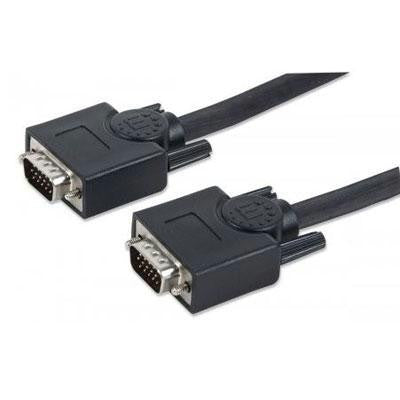 100' SVGA Cable Hd15 Male to Male Blk