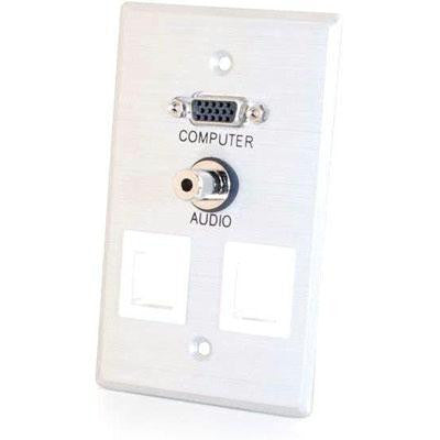 Snglgng Hd15 3.55mm Wall Plate