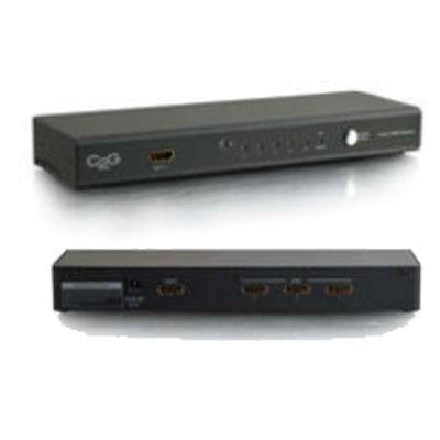4 Port HDMI Selector Switch 3d