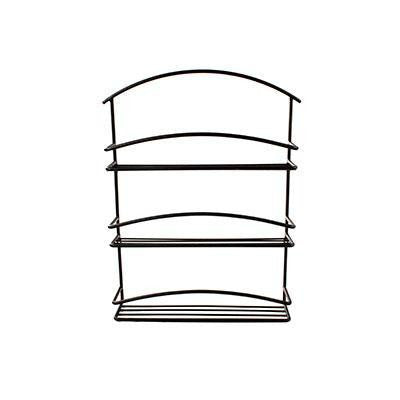 Euro Wall Spice Rack 3t Black