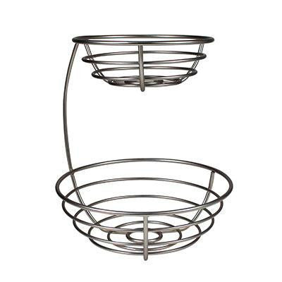 Euro 2tier Basket Satin Nickel