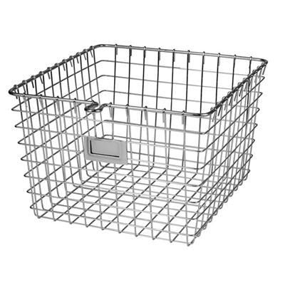 Medium Storage Basket Chrome