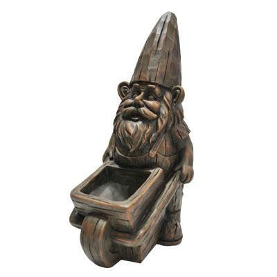 Wheelbarrow Planter Gnome