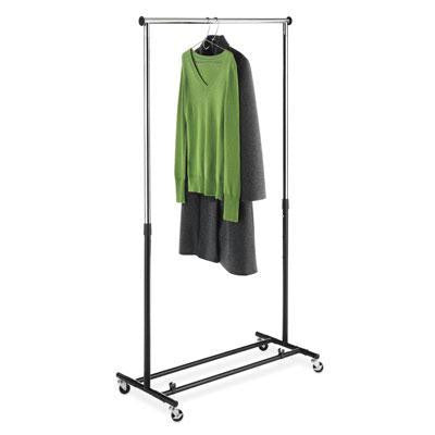 Folding Garment Rack Blk Chrm