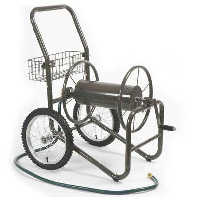 Two Wheel Hose Cart Bronze