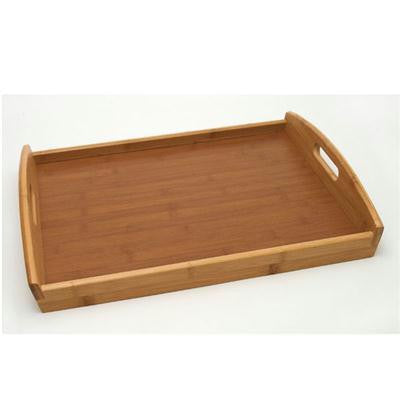 Bamboo Serving Tray Curved End