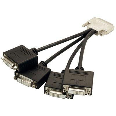 Vhdci To 4x Dvi-d Cable (m-f)