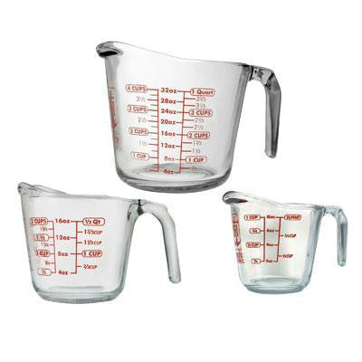 3 PC Open Handle Measuring Cup