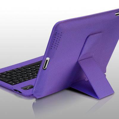 Folio Case With Keyboard For iPAD Purp