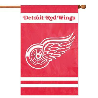 Red Wings Applique Banner Flag