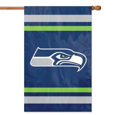 Seahawks Applique Banner Flag